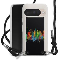 New Carry Case Transparent Stoff schwarz/silber