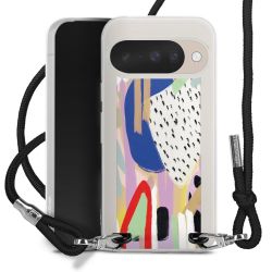 New Carry Case Transparent Stoff schwarz/silber