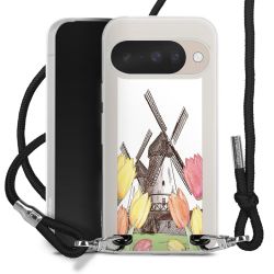 New Carry Case Transparent Stoff schwarz/silber