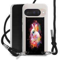 New Carry Case Transparent Stoff schwarz/silber