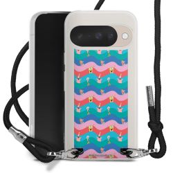 New Carry Case Transparent Stoff schwarz/silber