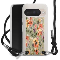 New Carry Case Transparent Stoff schwarz/silber