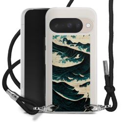 New Carry Case Transparent Stoff schwarz/silber