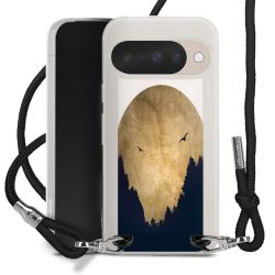 New Carry Case Transparent Stoff schwarz/silber