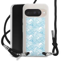 New Carry Case Transparent Stoff schwarz/silber