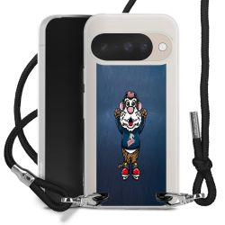 Carry Case Stoff schwarz/silber