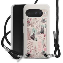 New Carry Case Transparent Stoff schwarz/silber