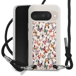 New Carry Case Transparent Stoff schwarz/silber