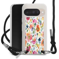 New Carry Case Transparent Stoff schwarz/silber