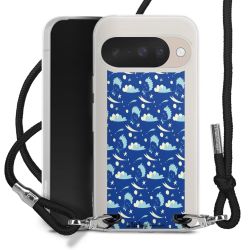 New Carry Case Transparent Stoff schwarz/silber