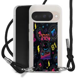 New Carry Case Transparent Stoff schwarz/silber