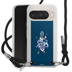 New Carry Case Transparent Stoff schwarz/silber