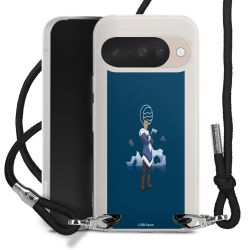 New Carry Case Transparent Stoff schwarz/silber