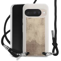 New Carry Case Transparent Stoff schwarz/silber