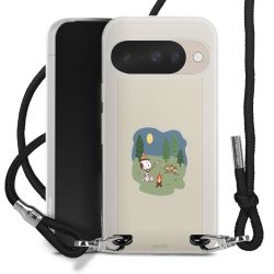 New Carry Case Transparent Stoff schwarz/silber