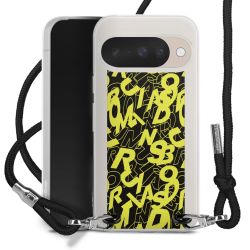 New Carry Case Transparent Stoff schwarz/silber