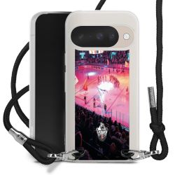 New Carry Case Transparent Stoff schwarz/silber