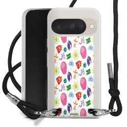 New Carry Case Transparent Stoff schwarz/silber