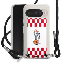 New Carry Case Transparent Stoff schwarz/silber