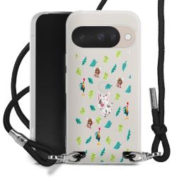 New Carry Case Transparent Stoff schwarz/silber