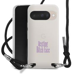 New Carry Case Transparent Stoff schwarz/silber