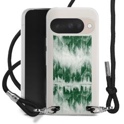 New Carry Case Transparent Stoff schwarz/silber