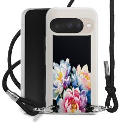 New Carry Case Transparent Stoff schwarz/silber