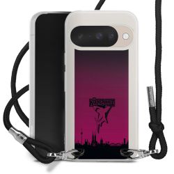 New Carry Case Transparent Stoff schwarz/silber