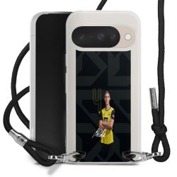 New Carry Case Transparent Stoff schwarz/silber