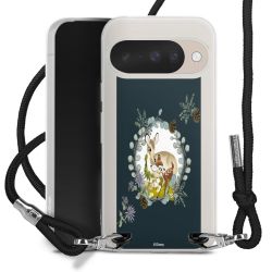 New Carry Case Transparent Stoff schwarz/silber