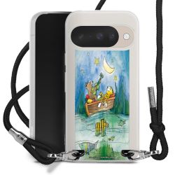 New Carry Case Transparent Stoff schwarz/silber