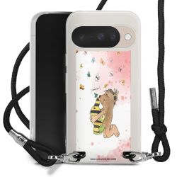 New Carry Case Transparent Stoff schwarz/silber