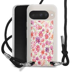 New Carry Case Transparent Stoff schwarz/silber