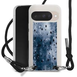 New Carry Case Transparent Stoff schwarz/silber