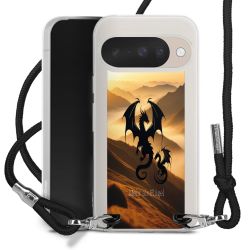 New Carry Case Transparent Stoff schwarz/silber