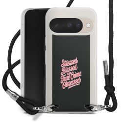 New Carry Case Transparent Stoff schwarz/silber