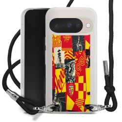 New Carry Case Transparent Stoff schwarz/silber