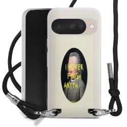 New Carry Case Transparent Stoff schwarz/silber