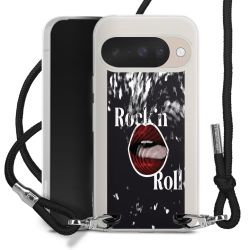 New Carry Case Transparent Stoff schwarz/silber