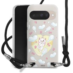 New Carry Case Transparent Stoff schwarz/silber