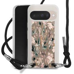 New Carry Case Transparent Stoff schwarz/silber