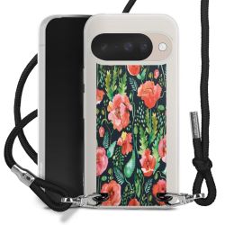 New Carry Case Transparent Stoff schwarz/silber