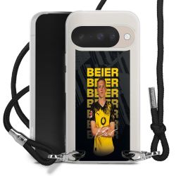 New Carry Case Transparent Stoff schwarz/silber