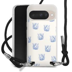 New Carry Case Transparent Stoff schwarz/silber