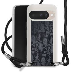 New Carry Case Transparent Stoff schwarz/silber