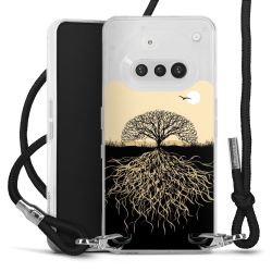 New Carry Case Transparent Stoff schwarz/silber