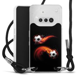 New Carry Case Transparent Stoff schwarz/silber