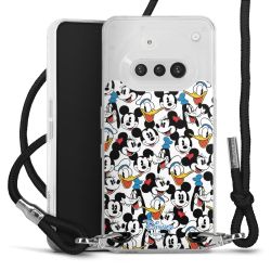 New Carry Case Transparent Stoff schwarz/silber