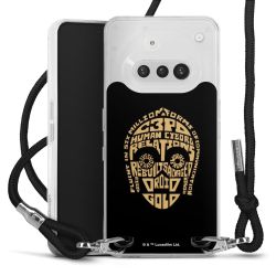 New Carry Case Transparent Stoff schwarz/silber