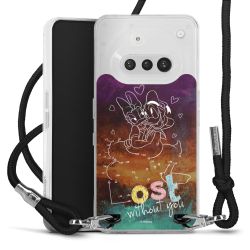 New Carry Case Transparent Stoff schwarz/silber